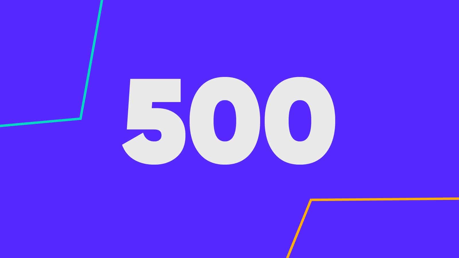 500 seconds Pitch
